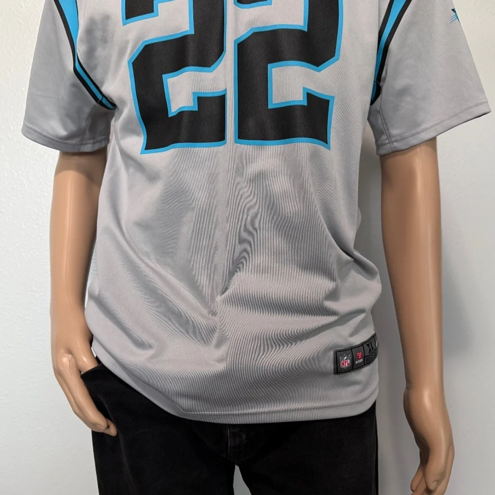 NFL NIKE Carolina Panthers #22 McCaffrey Jersey (Size XL)